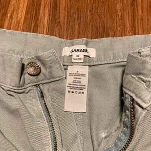 GARAGE SAGE GREEN CARPENTER PANTS SIZE 3